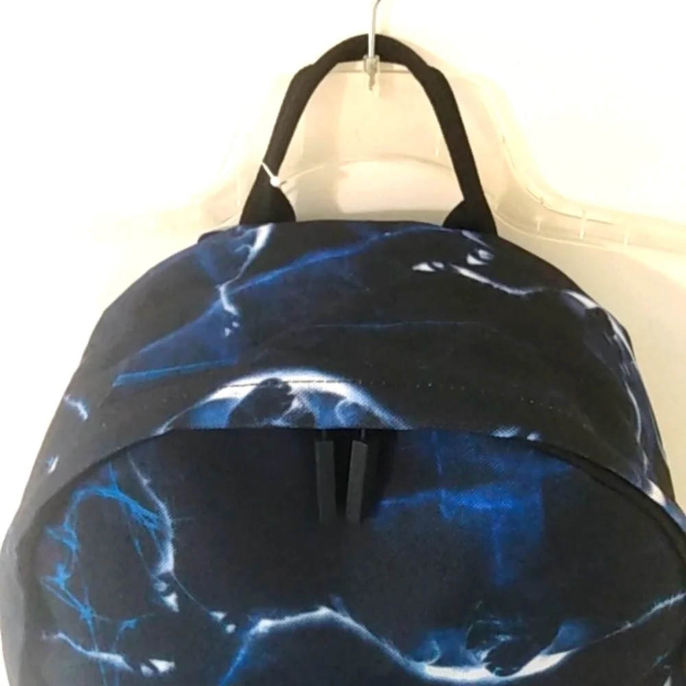 FILA BACKPACK BLUE BLACK TRAVEL CARRY-ON BAG MULTI-COMPARTMENT BOOKBAG NWT